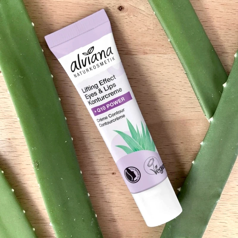 Alviana - Crème contour effet lifting Q10 & aloe vera BIO 15ml