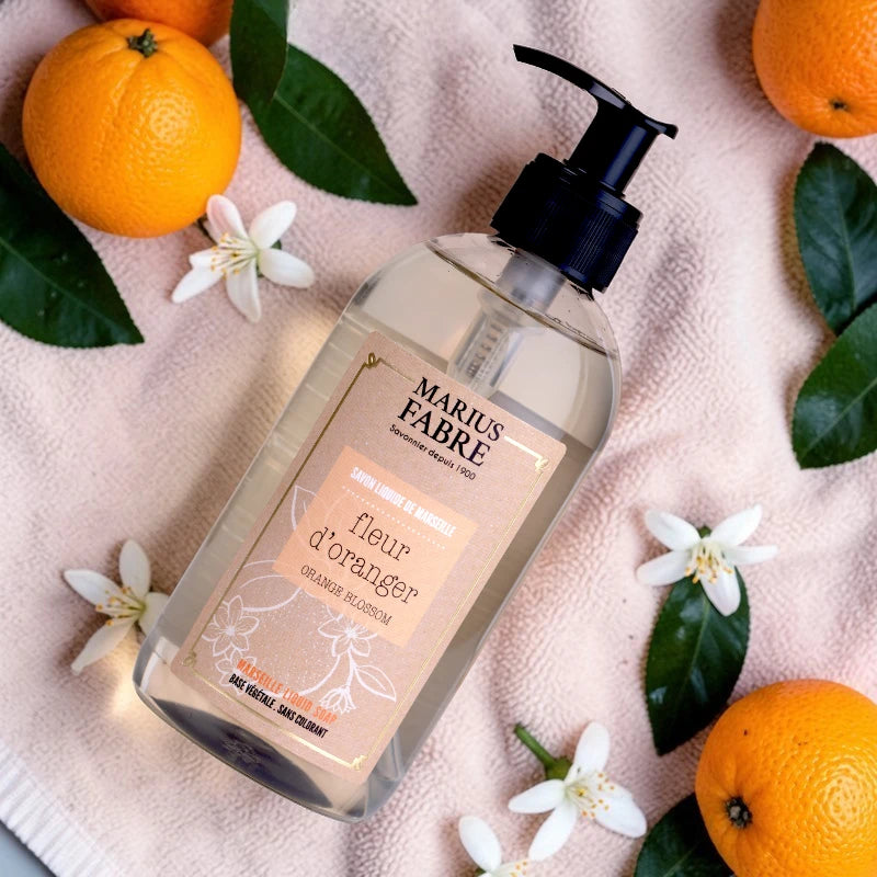 Savon liquide de Marseille fleur d'oranger
