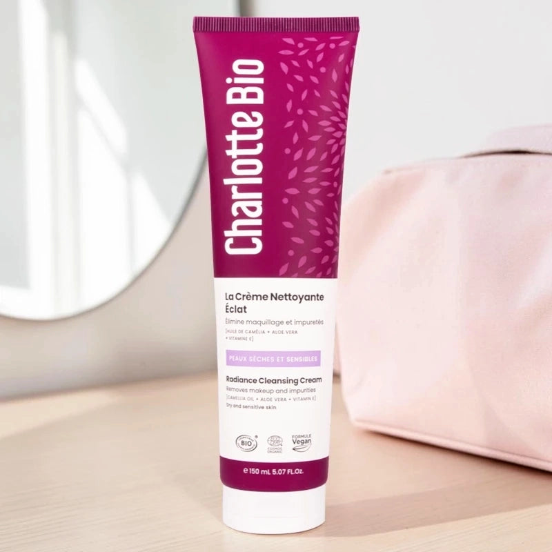 Charlotte Bio - Crème nettoyante éclat camélia & aloe vera