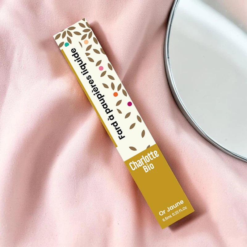 Charlotte Bio - Fard à paupières liquide or jaune BIO 6,5ml