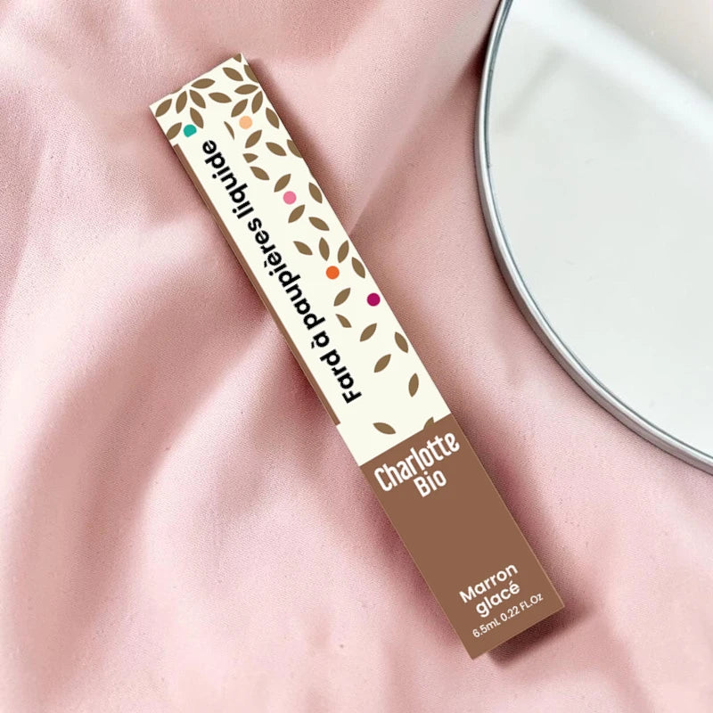 Charlotte Bio - Fard à paupières liquide marron glacé BIO 6,5ml