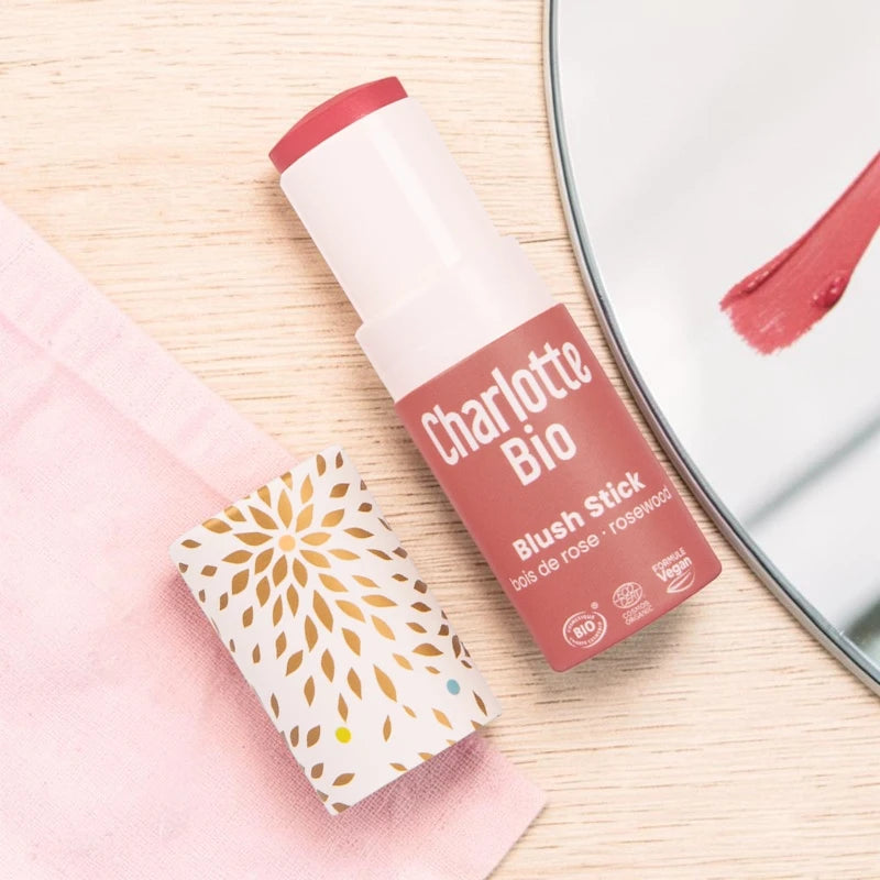 Charlotte Bio - Blush stick bois de rose BIO 5g