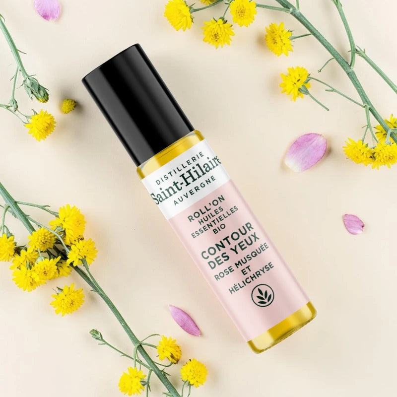 Roll-on contour des yeux rose musquée BIO