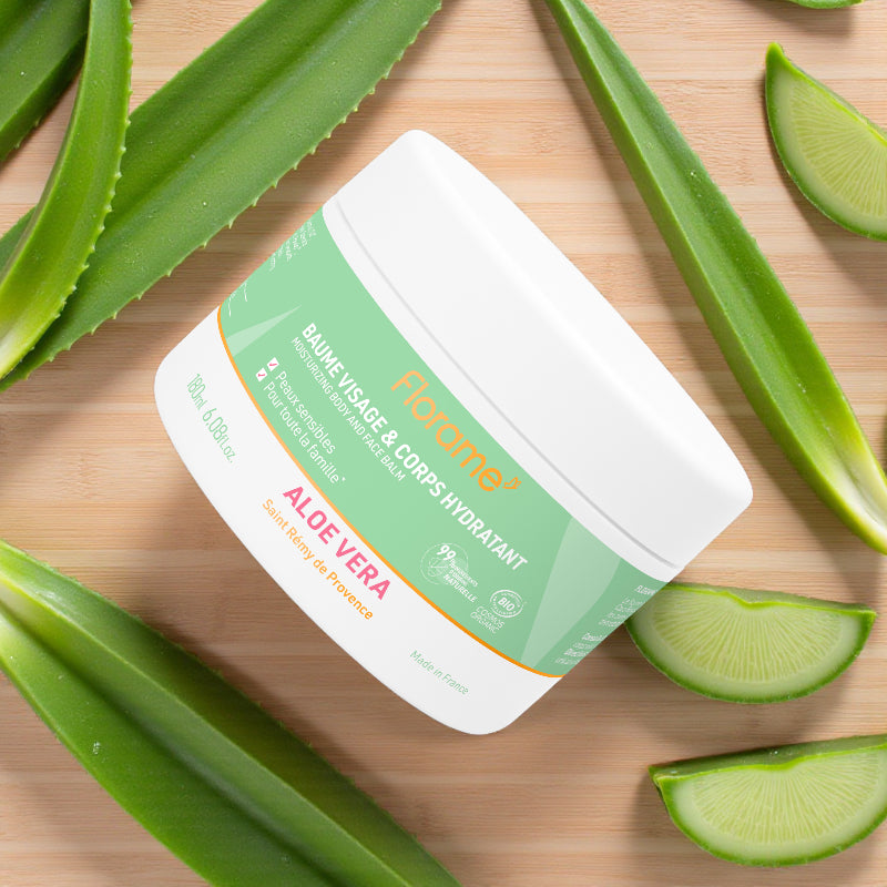 Florame - Baume visage & corps hydratant aloe vera BIO 180ml