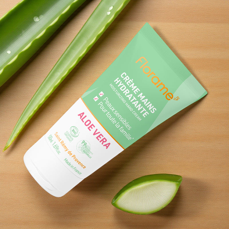 Florame - Crème mains hydratante aloe vera BIO 50ml
