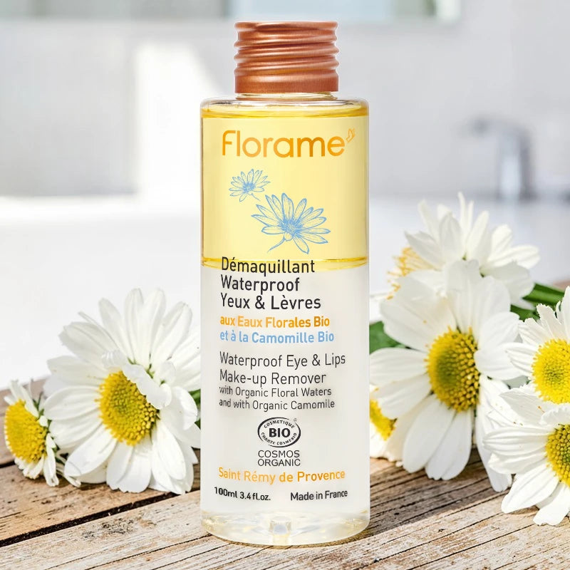 Florame - Wasserfester Augen- & Lippen-Make-up-Entferner Kamille BIO 100ml