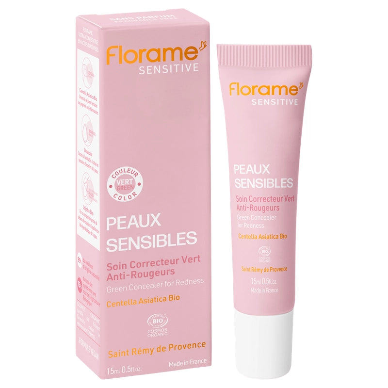 Florame - Grüner Korrektor gegen Rötungen Centella asiatica BIO 15ml