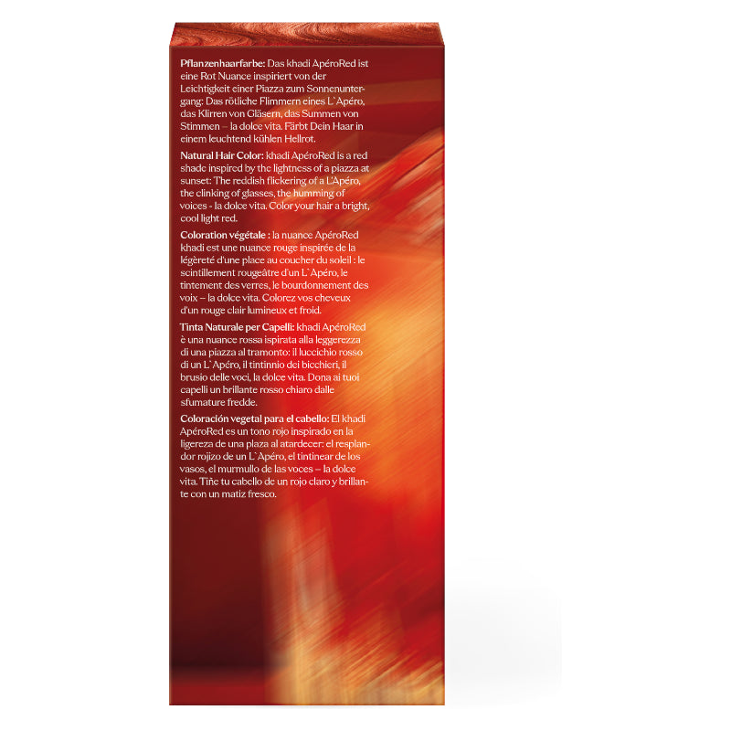 Khadi - Pflanzenhaarfarbe Apéro Red BIO 100g
