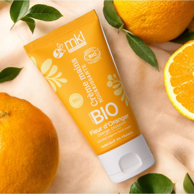 Crème mains nourrissante & réparatrice BIO fleur d'oranger