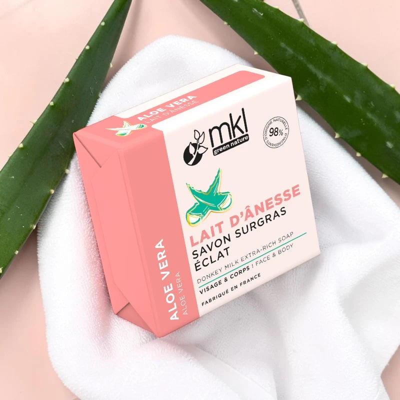 Rückfettende Eselsmilch-Seife Aloe Vera