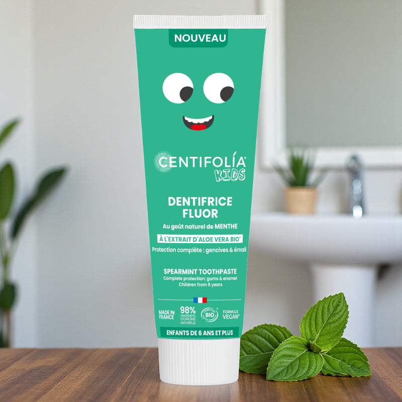 Centifolia - Kinder-Zahnpasta Minze mit Fluorid BIO 75ml
