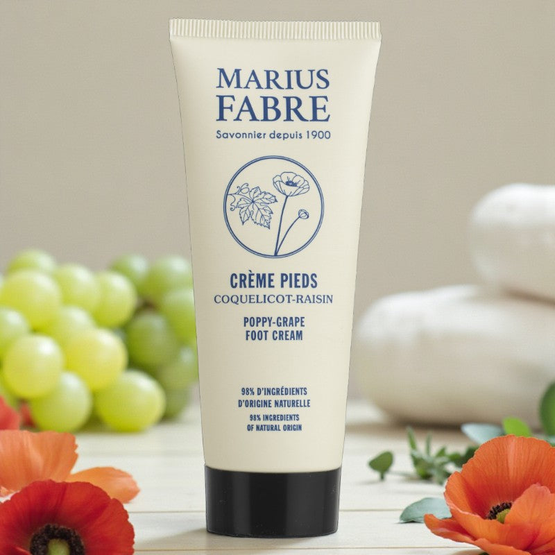 Crème pieds coquelicot & raisin