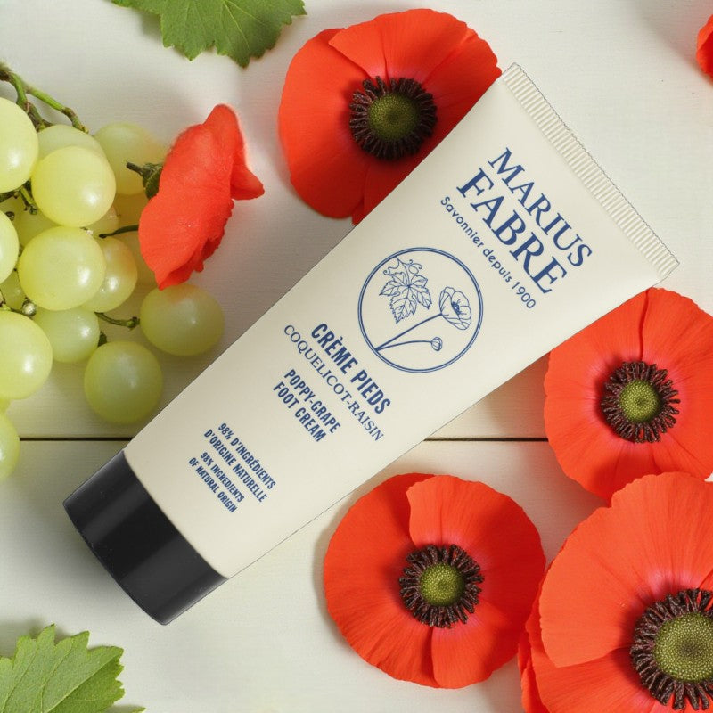 Crème pieds coquelicot & raisin