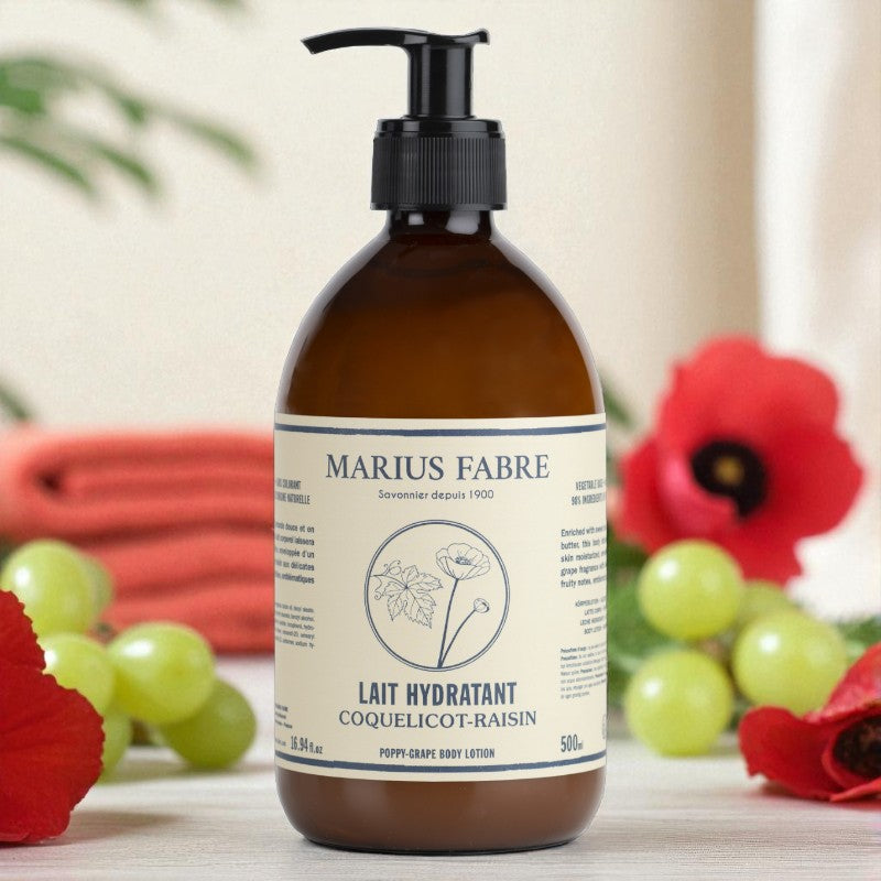 Lait corps hydratant coquelicot & raisin