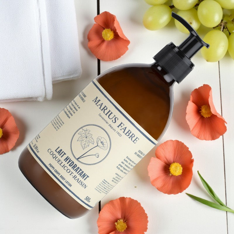 Lait corps hydratant coquelicot & raisin