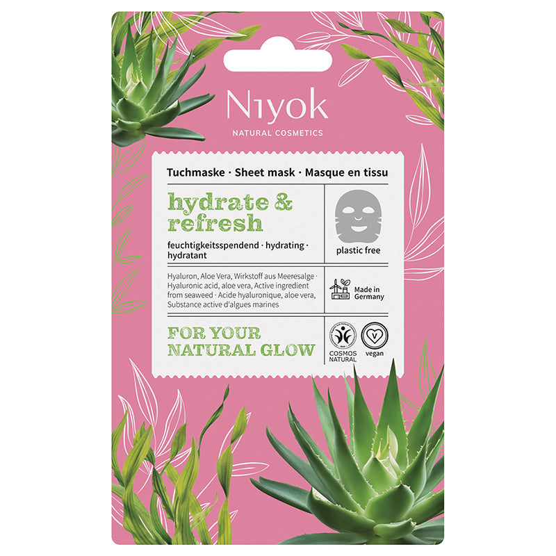 Feuchtigkeits-Tuchmaske Hyaluron & Aloe Vera