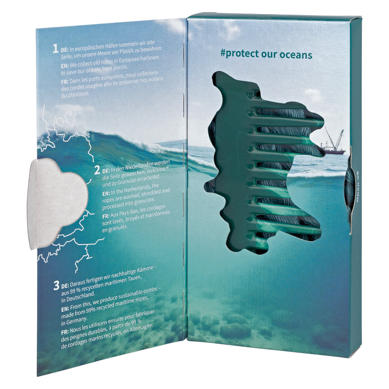 Recycelter Lockenkamm