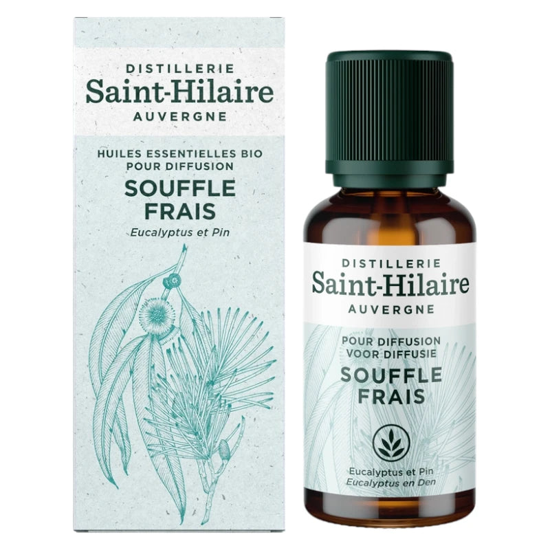 Synergie d'huiles essentielles souffle frais BIO