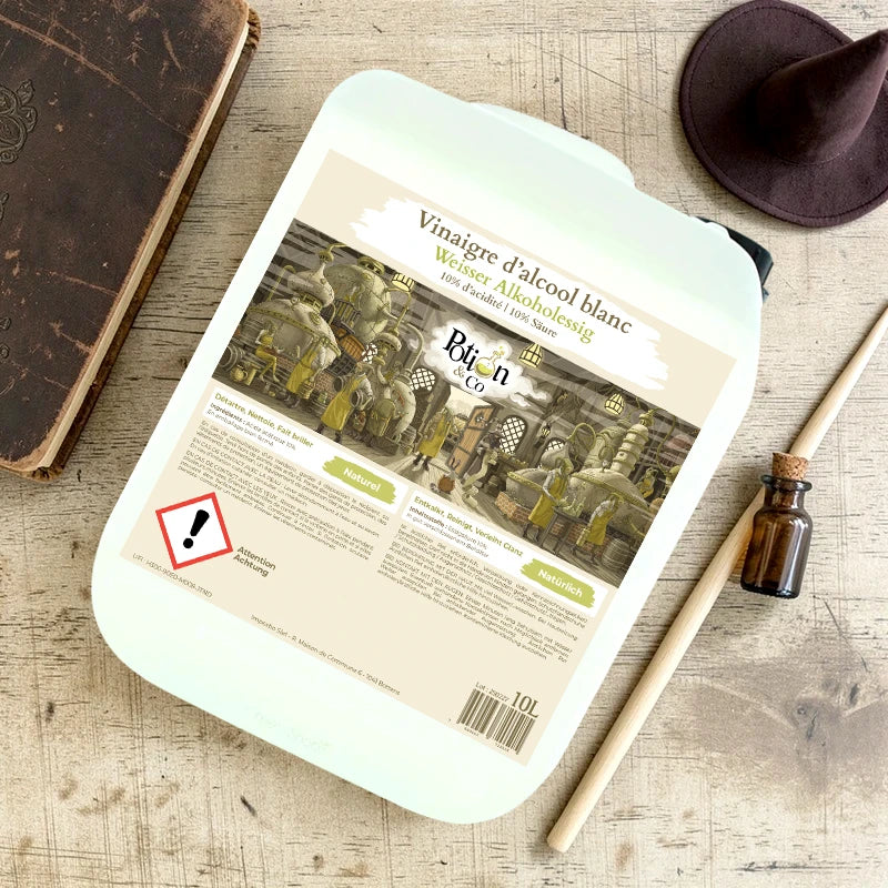 Vinaigre d'alcool blanc naturel 10° - 10 L - Potion & Co