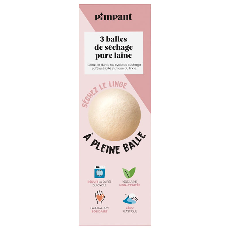 Trocknerbälle aus reiner Wolle