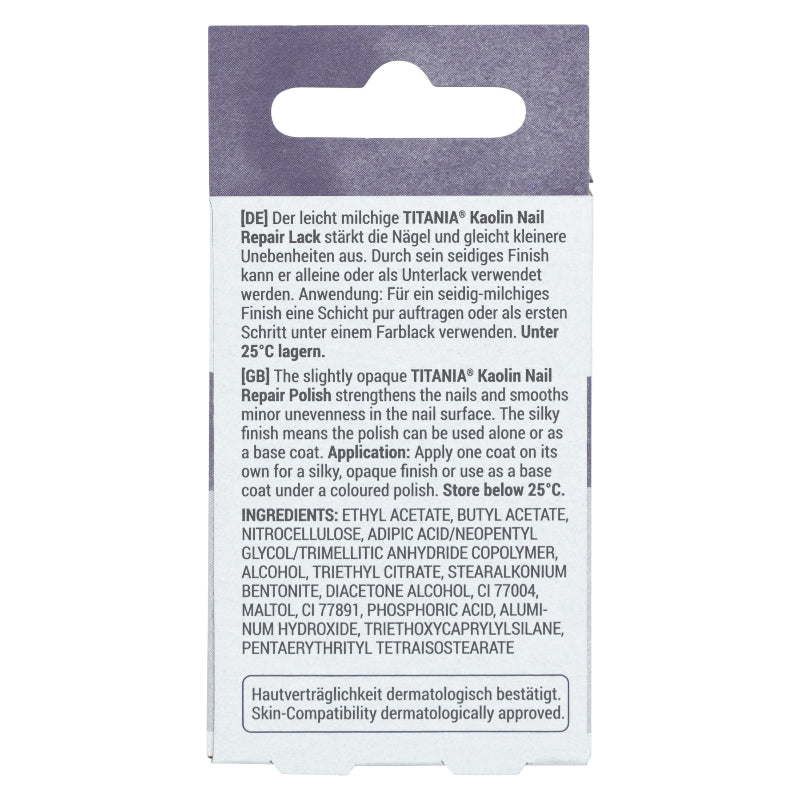 Reparierender Pflegenagellack Kaolin