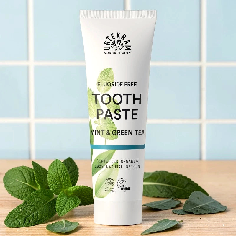 Dentifrice BIO - sans fluor - menthe & thé vert
