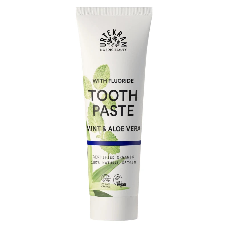 Dentifrice BIO - avec fluor - menthe & aloe vera
