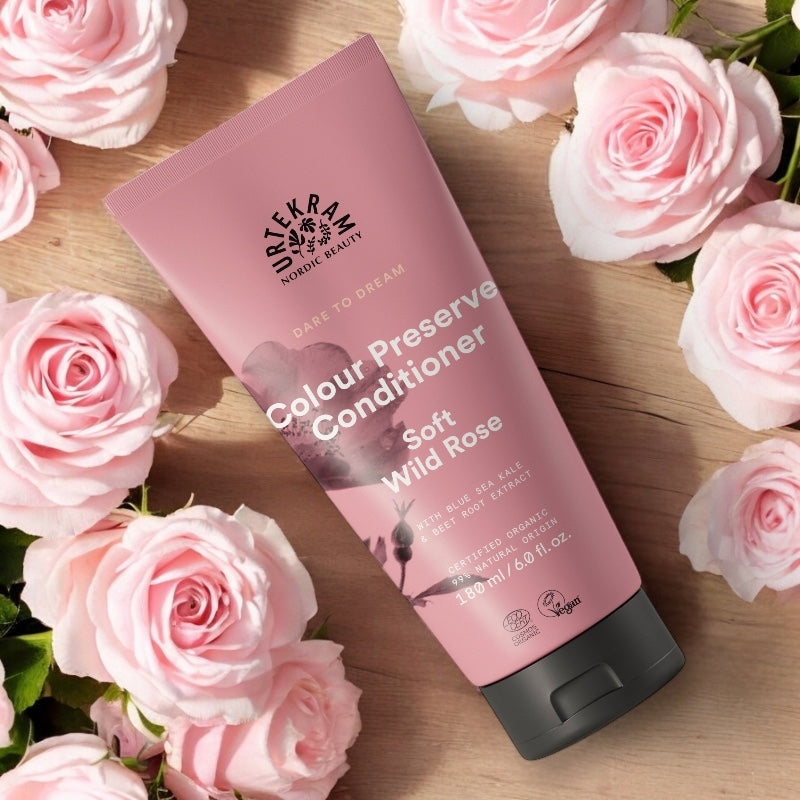 Pflegespülung für coloriertes Haar mit Rose BIO