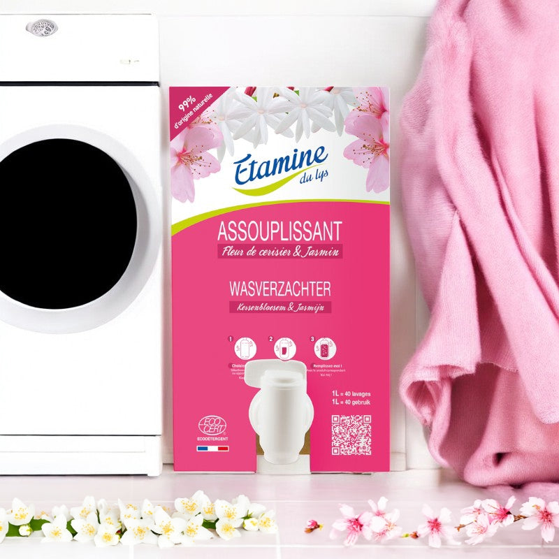 Etamine du Lys - Assouplissant écologique fleur de cerisier & jasmin 10kg