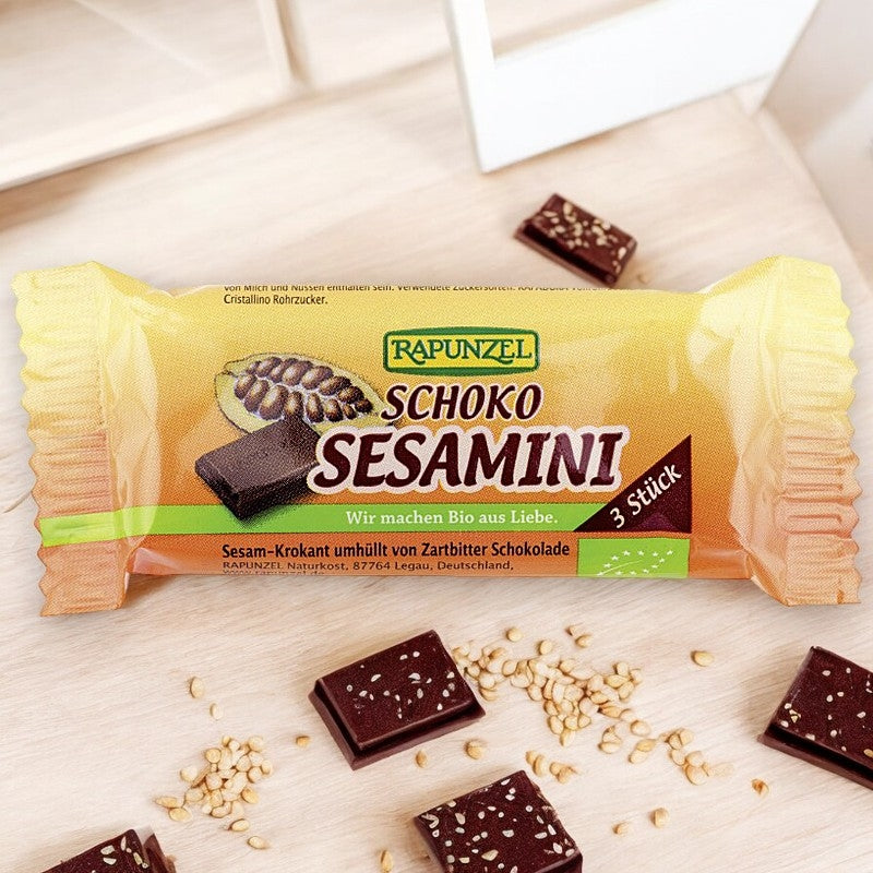 Barre croquante au sésame & chocolat BIO Sesamini choco