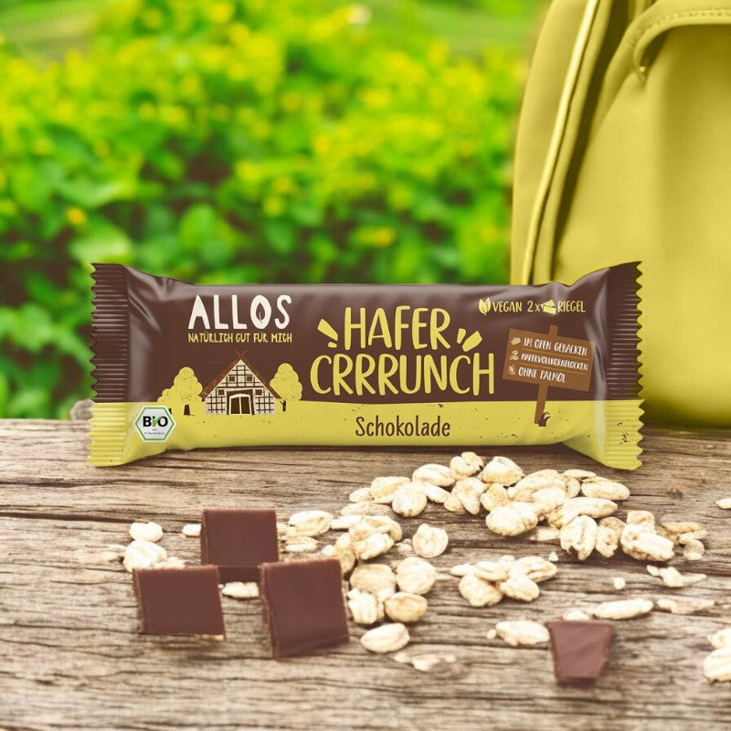 Allos - Barre croustillante d'avoine au chocolat BIO 50g