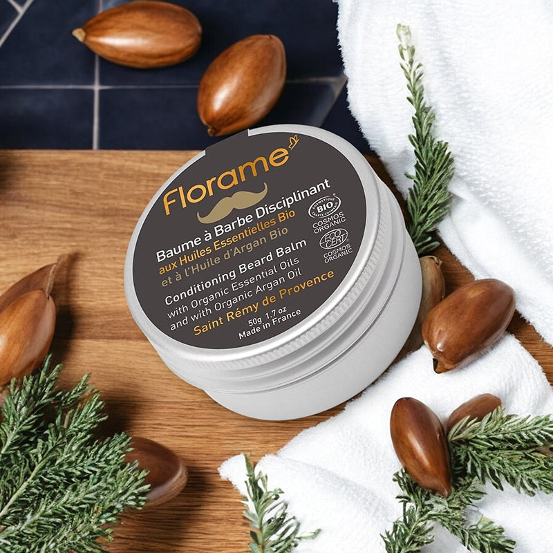 Florame - Baume à barbe disciplinant homme BIO cèdre & argan 50g
