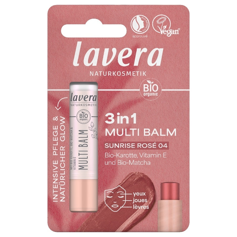Lippenbalsam 3-in-1 Sunrise Rosé BIO