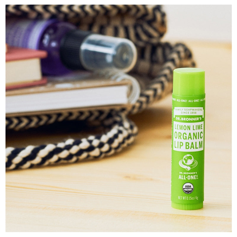 Dr. Bronner's - Baume à lèvres BIO citron & limette 4g