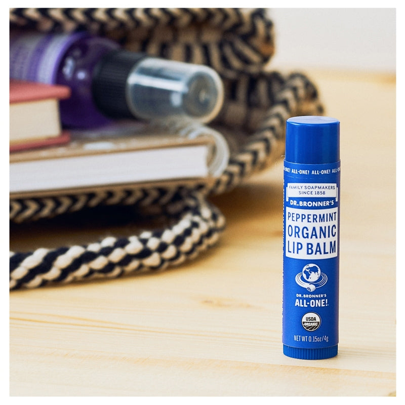 Dr. Bronner's - Baume à lèvres BIO menthe poivrée 4g
