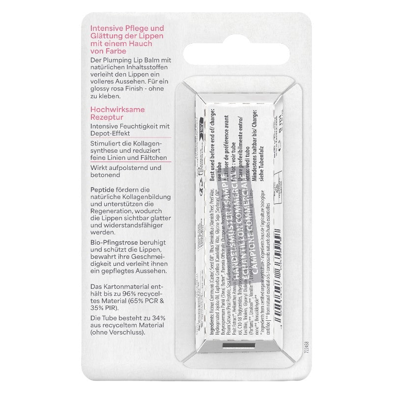 Baume à lèvres repulpant BIO pivoine