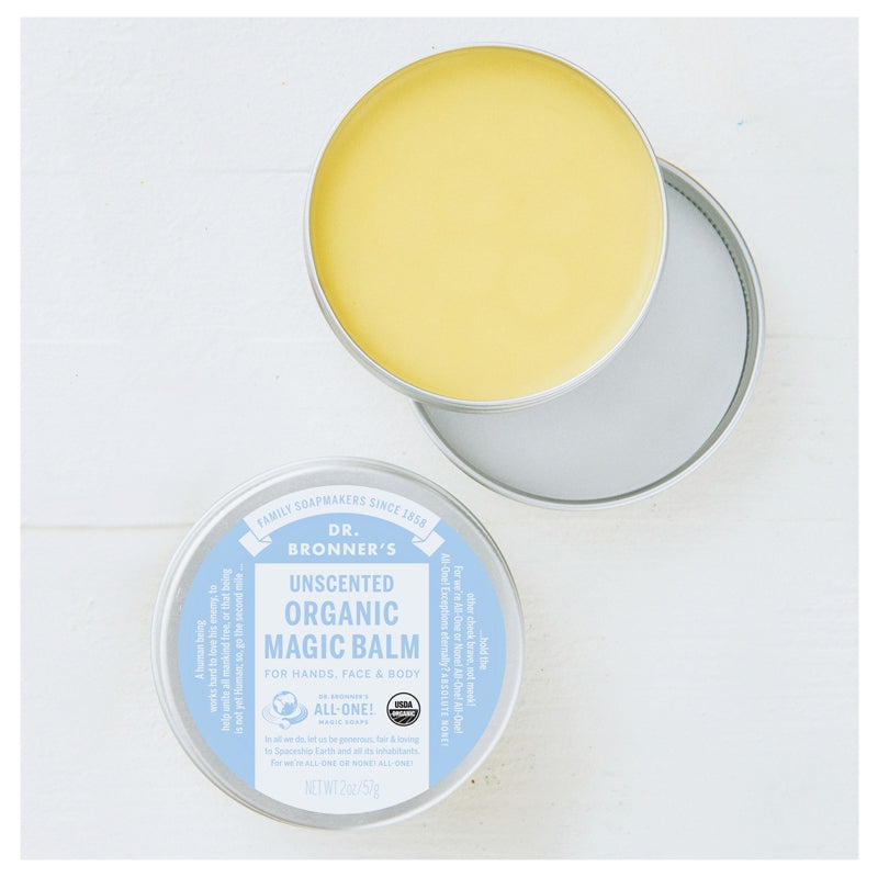 Dr. Bronner's - Baume magique mains, visage & corps BIO sans parfum 60g