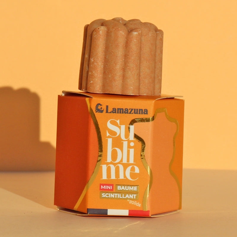 Fester schimmernder Balsam Kakaobutter