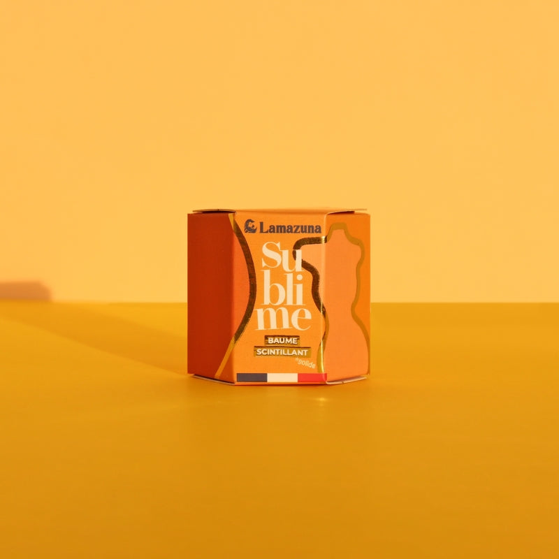 Fester schimmernder Balsam Kakaobutter