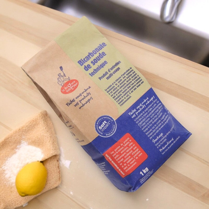 Bicarbonate de soude technique 1 kg - La Droguerie Écologique