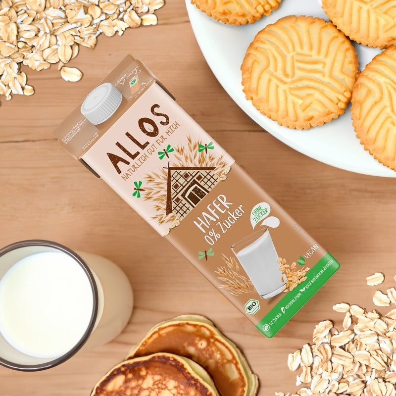 Allos - Boisson à l'avoine sans sucre BIO 1l