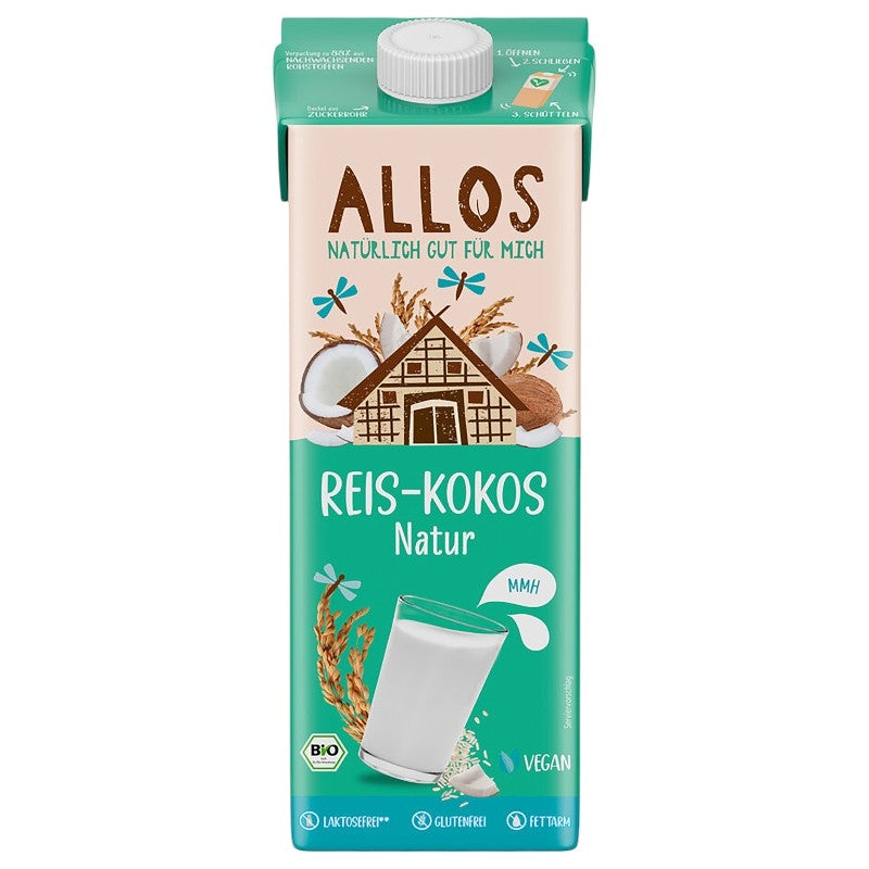 Allos - Reis-Kokos-Drink BIO 1l