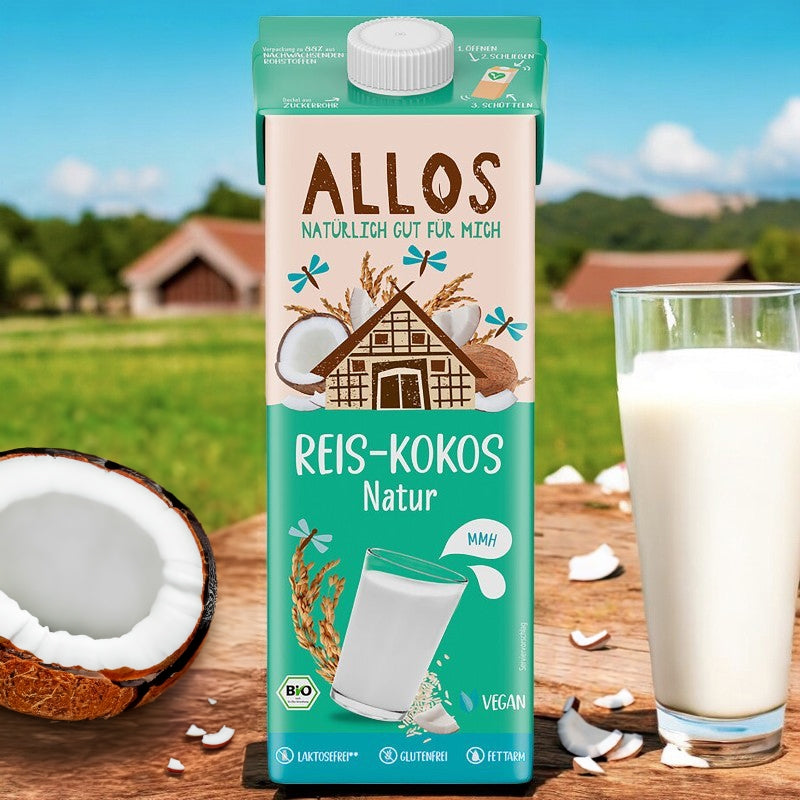 Allos - Reis-Kokos-Drink BIO 1l