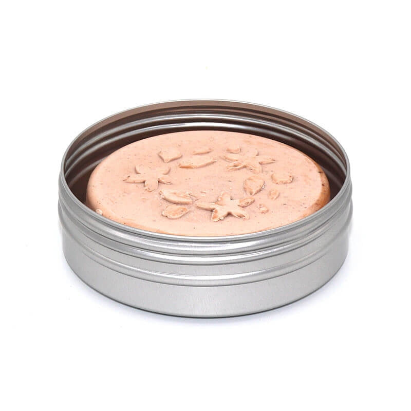 Boîte de transport ronde pour cosmétiques solides