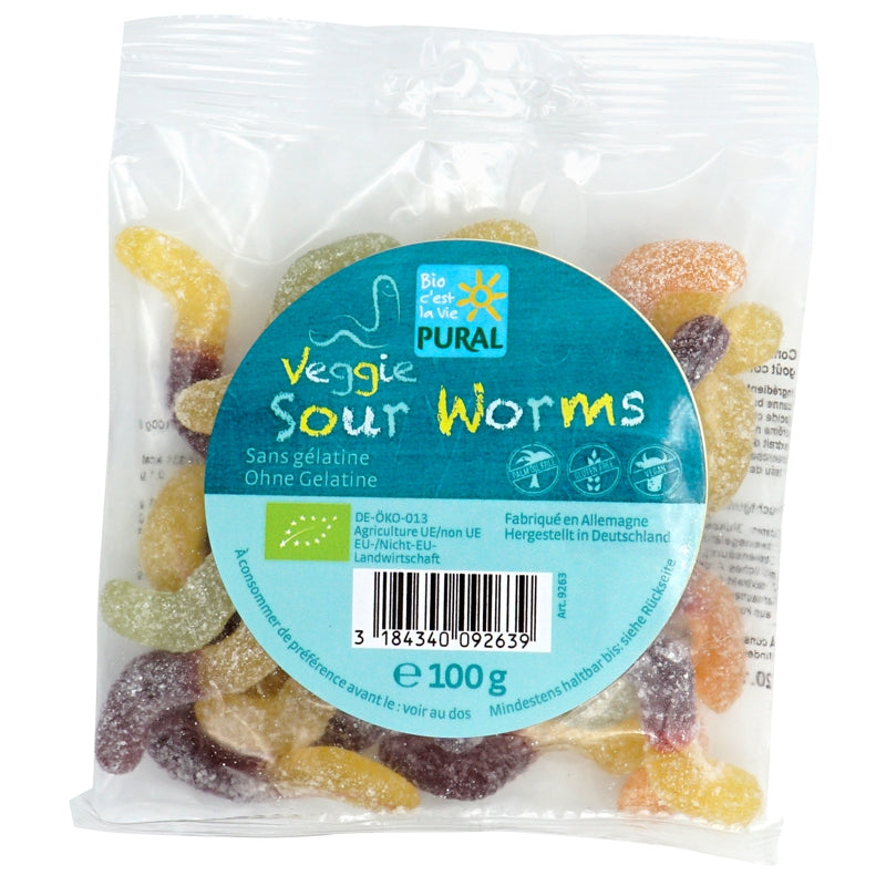 Bio-Fruchtbonbons ohne Gelatine - 100 g - Pural