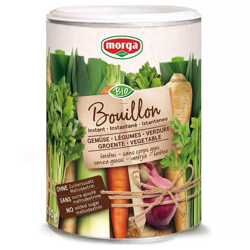 Bouillon de légumes sans corps gras & sans sucre ajouté BIO
