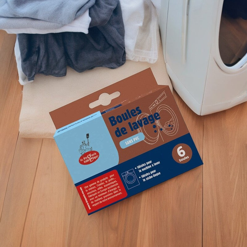 Boules de lavage 6 pièces - La Droguerie Écologique