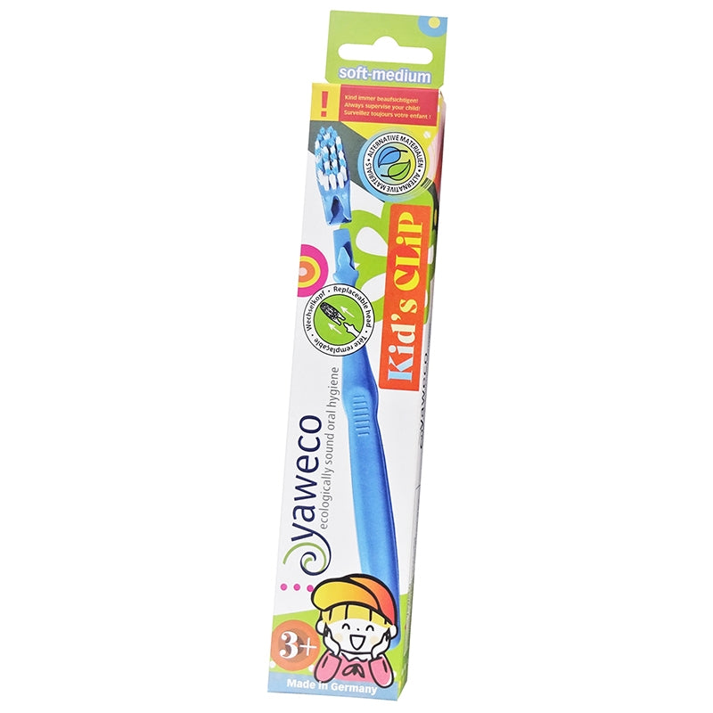Brosse à dents enfant à tête interchangeable Bleu SoftMedium