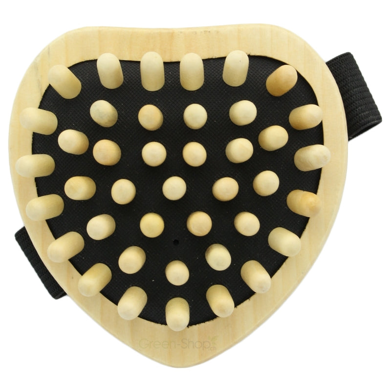 Kost Kamm - Brosse anticellulite avec anse, en érable & picots en bois