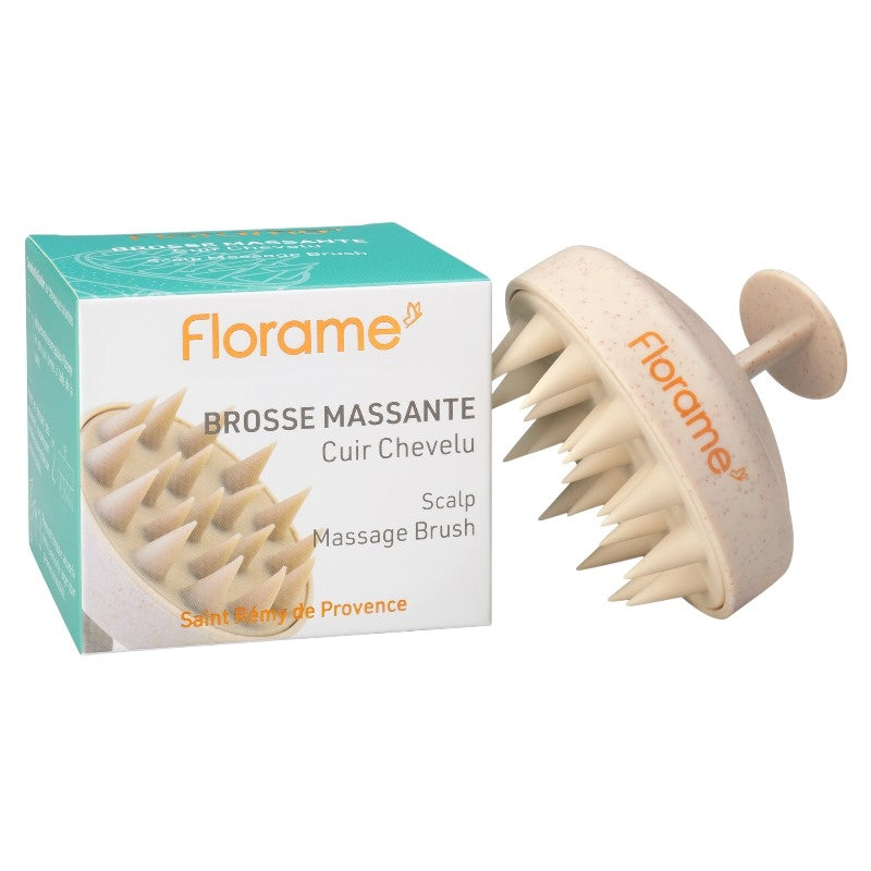 Florame - Brosse massante cuir chevelu 1 pièce